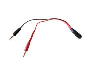Cabo Splitter Divisor de Fone e Microfone 1 J2 Fêma x 2 P2 macho XC-ADP-21 X-cell