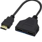 Cabo Splitter Hdmi Divisor 1 Entrada 2 Saídas Onex Adp7606 Full Hd 1080p Duplicador de Sinal Monitor Projetor
