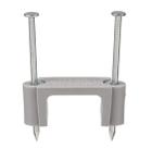 Cabo Staple Gardner Bender 0,95" cinza resistente a UV