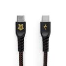 Cabo Strong USB-C/USB-C 1.2M Hogwarts Harry Potter Preto