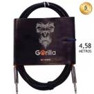 Cabo Tecniforte Gorilla Go15ni Profissional Para Contrabaixo 4,58 M Garantia 5 Anos