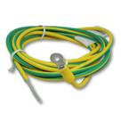 Cabo Terra 12AWG com Terminal Compressão e Estanhado 3m