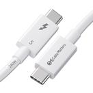 Cabo Thunderbolt 5 Matters, certificado Intel, 1m, branco Cabo Thunderbolt 5 Matters, certificado Intel, 1m, branco