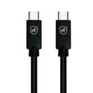 Cabo thunderbolt - preto - audio e video - tipo c / type c - 1,8 m