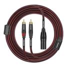 Cabo TIMEYES Dual RCA para XLR Y 2m - XLR macho de 3 pinos para 2 x RCA