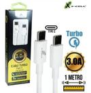 Cabo Tipo C 3.0a Usb 1 Metro Xcell Branco Xc-cd-76
