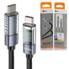 Cabo Tipo C Turbo 65W PD 1 Metro com Display Digital BASIKE - BA-CBO 087 Cabo Tipo C Turbo 65W PD 1 Metro com Display Digital BASIKE - BA-CBO 087