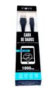 Cabo tipo C Turbo Dados e Carga Blindado Universal Original - Preto