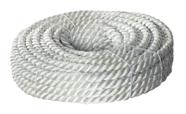 Cabo Torcido 3 Pernas Nylon 10 mm Não Flutuante Branco 10m