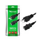 Cabo Tripolar 180graus 10a 3m Green