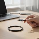 Cabo Turbo Basike Usb-c Para Iphone Lightning Pd27w Led Tipo Preto