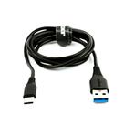 Cabo Turbo Carregador e Dados USB para USB-C Preto 2 metros
