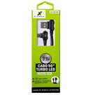 Cabo Turbo Carregador Usb V8 Em 90 Graus Xcell 3XMais Rápido