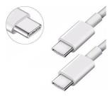 Cabo Turbo Usb-c Tipo c x Tipo c 1M Branco 5A M-12