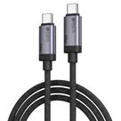 Cabo Type-C x Type-C 60W 2M NovaBraid Premium para Carregamento Rápido Cabo Type-C x Type-C 60W 2M NovaBraid Premium para Carregamento Rápido