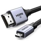 Cabo UGREEN 8K Micro HDMI para HDMI de 1 m de alumínio trançado