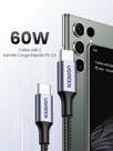 Cabo UGREEN USB-C 60W PD ( 1 metro ) compatível Galaxy S24 S23 S22 S21 Ultra S20 FE Fold Z Flip