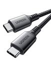Cabo UGREEN USB C Tipo C PD3.0 100W 20V 5A (1M,) Carregamento e sincronização suporta 25W 45W Galaxy