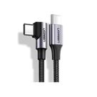 Cabo Ugreen Usb-c/usb2.0-c Us255 Cinza/preto 60w Rápido