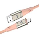 Cabo Ultra Stronger USB MFI 2m rosa