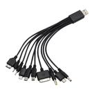 Cabo USB 10 em 1 Multi-Porta Carregador Universal para Celulares