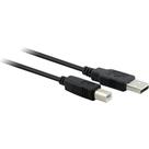 Cabo USB 2.0 A Macho + B Macho 1,8 Metros SBI-101 Preto FORTREK