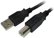 Cabo Usb 2.0 Am Para Usb Bm De Impressora 3,0 Metros