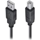 Cabo USB 2.0 para Impressora e Multifuncional 1,8M Alta Velocidade 480MBPS a Macho X B Preto