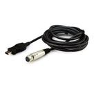 Cabo USB 2.0 para XLR Fêmea Alta Qualidade e Conector Canon