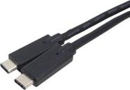Cabo USB 3.1 Tipo C Macho X USB 3.1 Tipo C Macho - 1 Metro - Roxline