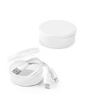 Cabo USB 3 em 1 com Conector e Estojo para Carregamento