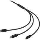 Cabo usb 3 em 1 oex dados e carregador rápido 1mt Cabo usb 3 em 1 oex dados e carregador rápido 1mt