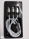 Cabo USB 3X1, 1,20cm