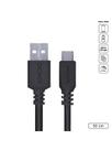 Cabo Usb A 2.0 Para Usb Tipo C Para Celular Smartphone 50cm Preto - Puacp-05