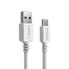 Cabo USB a 3.0 Macho P/ USB TIPO-C - Branco - 1 Metro - PUCAP3-1B