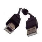 Cabo USB A macho x B macho v. 2.0 com filtro 4,8 M kit c/10
