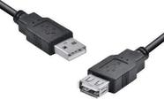 Cabo USB a Macho X USB a Femea 2.0 - 1.8M Extensor - UAMAF-18