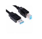 Cabo Usb-a Macho X Usb-b Macho 3.0