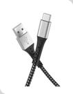 Cabo USB-A para USB-C 1,2m Nylon Geonav Preto