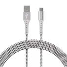 Cabo USB-A Para USB-C Em Nylon Trançado Geonav 1,2m ESC05WT Cabo USB-A Para USB-C Em Nylon Trançado Geonav 1,2m ESC05WT