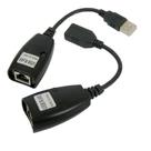 Cabo USB Adptador Extensor Rj45 USB Via Cabo De Rede Par