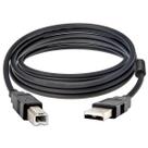 Cabo USB AM+BM de 3 Metros e Filtro contra Interferências para Impressoras NT 03935 Preto