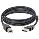 Cabo USB AM+BM de 3 Metros e Filtro contra Interferências para Impressoras Preto 03935 NT