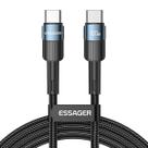 Cabo USB-C 100W PD QC 4.0 Fast Charging 5A Nylon 1m Essager