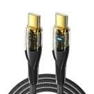 Cabo USB-C 100W PD QC 4.0 Translucent Plug Nylon 2m Essager Cabo USB-C 100W PD QC 4.0 Translucent Plug Nylon 2m Essager