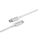 Cabo USB-C 1,2m PVC branco Intelbras EUCC 12PB