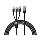 Cabo USB C 3 Em 1 Para Carregamento Rápido Para iPhone 14 13 12 pro 11 MacBook pro Samsung Xiaomi Cabo USB C 3 Em 1 Para Carregamento Rápido Para iPhone 14 13 12 pro 11 MacBook pro Samsung Xiaomi