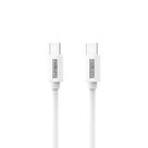 Cabo USB-C de 1m 3A Tipo C Carregamento Rápido Branco