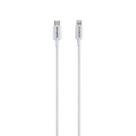 Cabo USB-C - Lightning 1,2m PVC branco Intelbras EUCL 12PB