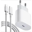 Cabo Usb-C-Lightning + Fonte Carregador 20W Turbo Compatível iPhone SE X Xr 11 12 13 14 PREMIUM